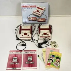 任天堂 ファミコン 本体 2台 テレビゲーム おもちゃ 玩具 レトロ ジャンク品