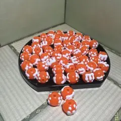Mビーズ 山田ビーズ 50個＋α オレンジ