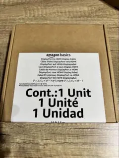 Amazonベーシック ディスプレイポートからHDMI変換ケーブル 3m