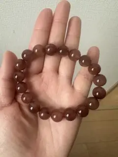 レッド　ルチルブレスレット　10.5mm
