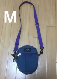 Mサイズ　Gregory ショルダーバッグ 青 紫