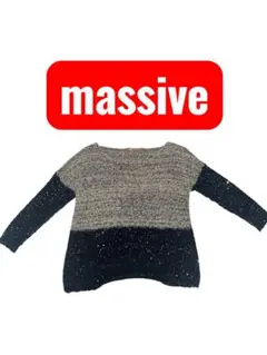 massive ニットセーター