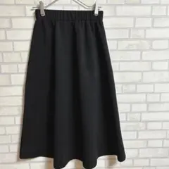 【ブランコblanco】膨れジャガードフレアスカート ウエスト総ゴム　38