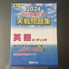 【匿名配送】駿台　2024年大学入学共通テスト実践問題演習英語リーディング