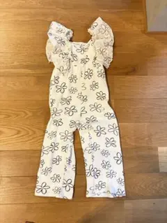 ZARA キッズ　花柄オールインワン　5-6years