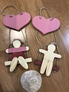 トールペイント素材　男の子と女の子