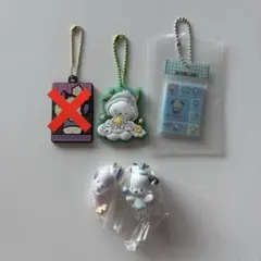 サンリオ　ポチャッコ　ガチャガチャ　食玩　4 点セット