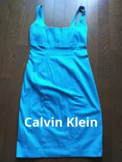 Calvin Klein ロイヤルブルー ワンピース