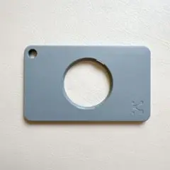 AirTag用ウォレットケースホルダー 財布用AirTag グレー