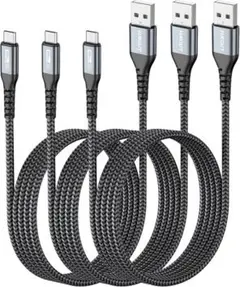 SUNGUY Micro USB ケーブル 1.5M 3本 18W急速充電