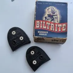デッドストックアンティーク　ビルトライトBILTRITEラバーヒール　箱付き