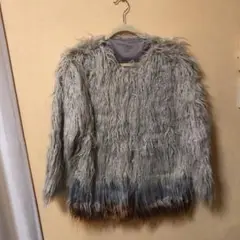 フェイクファー ベイジユ グレイ ブラウン