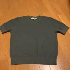 ユニクロ×コントワーデコトニエ☆コットンニット半袖　グリーン