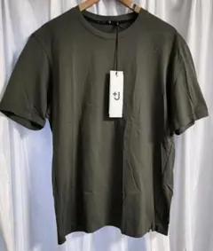訳有新品 ユニクロ　+J スーピマコットンリラックスフィット Tシャツ 濃緑 S