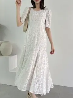 dazzlin シアーオパールワンピース