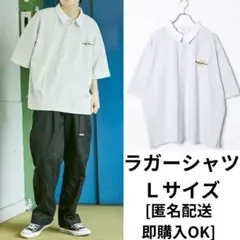 ラガーシャツ Lサイズ オートミール