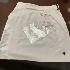 LE COQ SPORTIF ホワイト ゴルフスカート Mサイズ