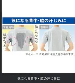 Cure coolシュッと拭き取る汗取りインナー