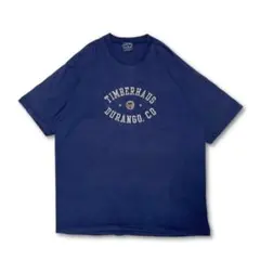 USA製 CAMP DAVID カレッジロゴTシャツ 紺 XL 綿100