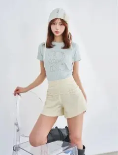 Darich ダブルクロスベルトショートパンツ