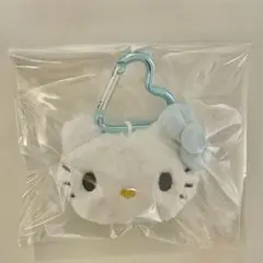 ハローキティ ぬいぐるみ 水色 カラビナ付き　マスコット　キーホルダー