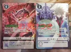 X抗体1枚 クールボーイ1枚 セット エボリューションカップ