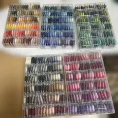 447色の刺繍糸5ケースセット