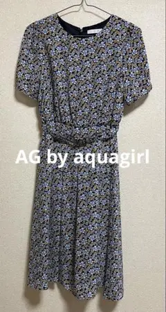 AG by aquagirl エージーバイアクアガール　花柄ワンピース