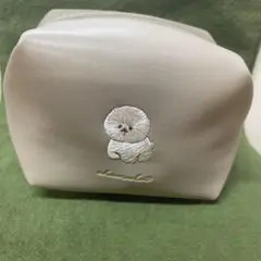 ビションフリーゼ柄 ポーチ hamulet