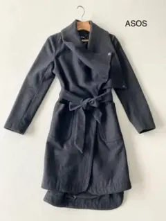 ASOS Grey coatロング コート