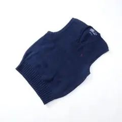 POLO RALPH LAUREN ポロラルフローレン ニットベスト ネイビー