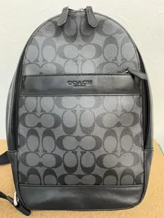 COACH ブラック グレー バックパック