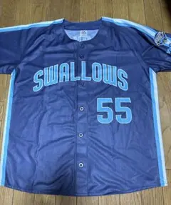 SWALLOWS 55 スワローズクルーユニフォーム Lサイズ 村上宗隆2025