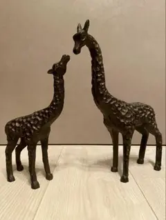 キリンの置物セット