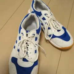 日本大学高校　ホワイト/ブルー スニーカー 26.5cm