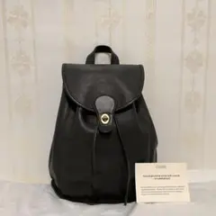 【美品・希少】オールドコーチ リュック ターンロック 黒