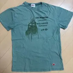 LUMBER ランバー　ロサンゼルススニーカープリント半袖Tシャツ XL