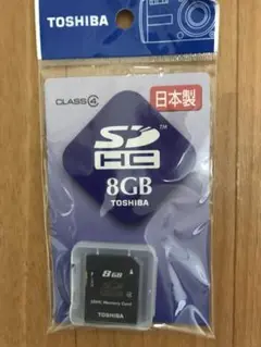 TOSHIBA 8GB SDHC メモリーカード