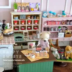 ミニチュアスイーツ ／女の子焼き菓子セット　ミニチュア　ドールハウス　ブライス