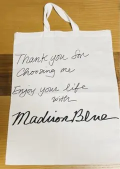 MADISONBLUE 中山まり子氏サインプリント トートバッグ エコバッグ