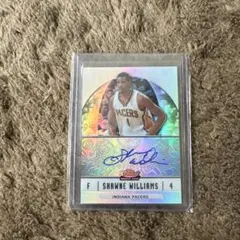 Shawne Williams サイン入りカード インディアナ・ペイサーズ