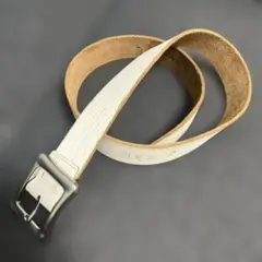 ヴィンテージ ホワイト ベルト