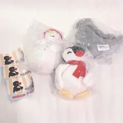 PINGU ピングーのぬいぐるみ　ロビ　ピンガ　雪だるま　ガチャ
