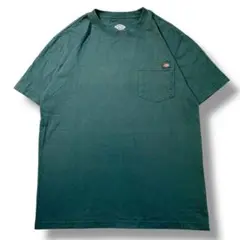 F478　【即購入OK】　Dickies　半袖Tシャツ　サイズM　グリーン