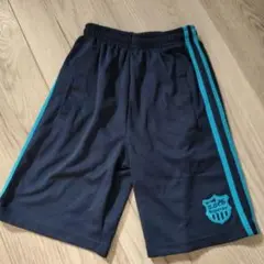 美品ダークブルー ハーフパンツ 140cm