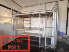 デスク付きロフトベッド シングルサイズ