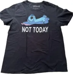ディズニー　スティッチ Tシャツ US古着　男女兼用L フェードtシャツ
