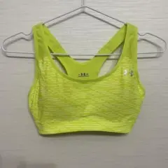 UNDER ARMOUR スポーツブラ SM 黄 美品✨