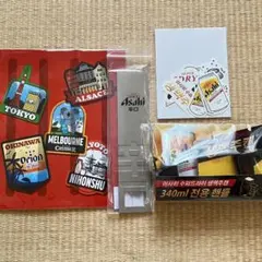 ★韓国限定 アサヒスーパードライ ポップアップ 聖水 ノベルティ 4点セット★