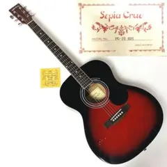 Sepia Crue EAW-200/BKS エレアコギター ブラック Amazon | Sepia Cue エレアコ 教則DVD付き入門セット EAW-200